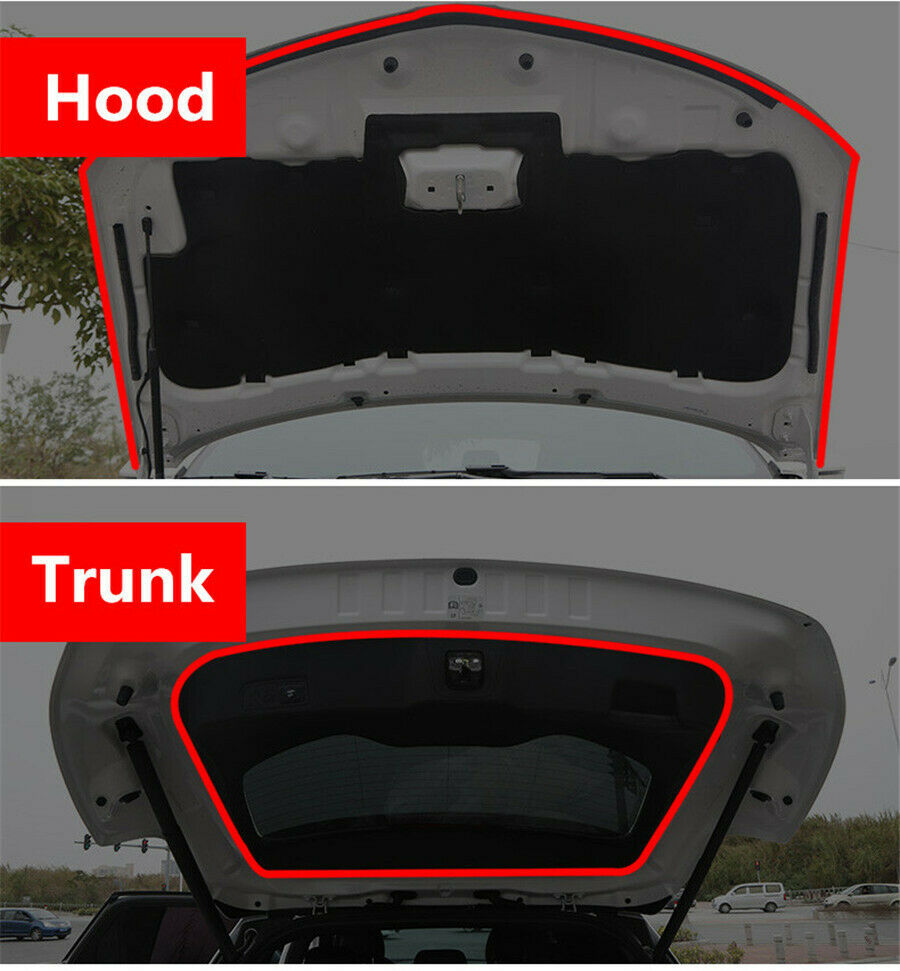 5M Car Rubber Strip Door Seal Strip Car Door Edge Guards Soft U-Shape 18×10mm