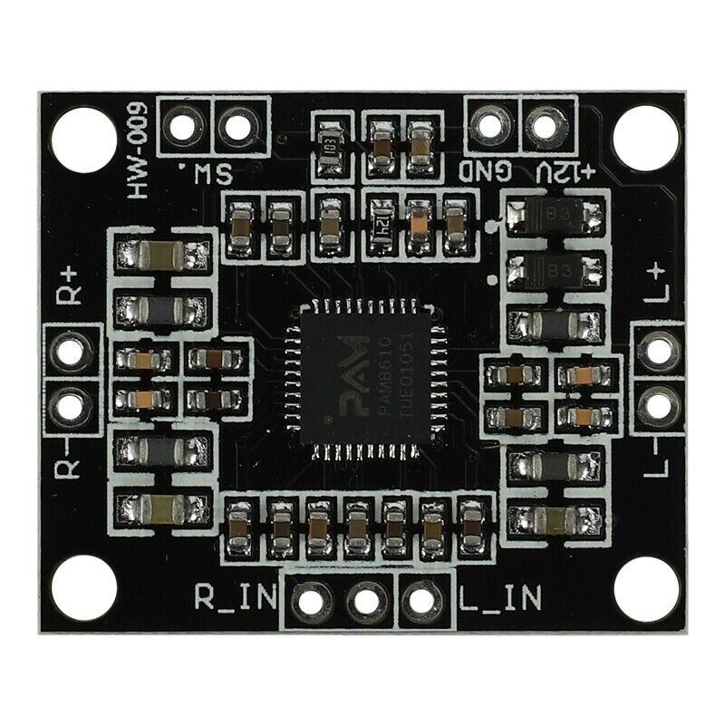 PAM8610 digital power amplifier board 2 x15w dual channel stereo mini class D Q3