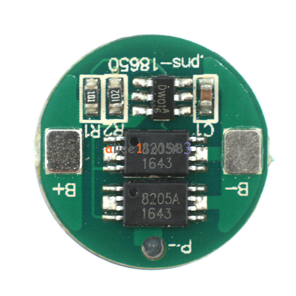 2PCS Dual MOS Battery Protection Board for 18650 Lithium Battery
