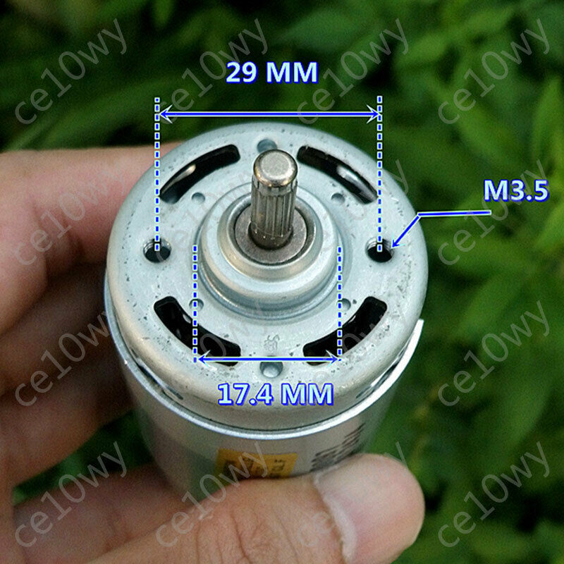 High Torque DC Motor 24V-120V 12000RPM Brushed Electric Motor for Parts DIY