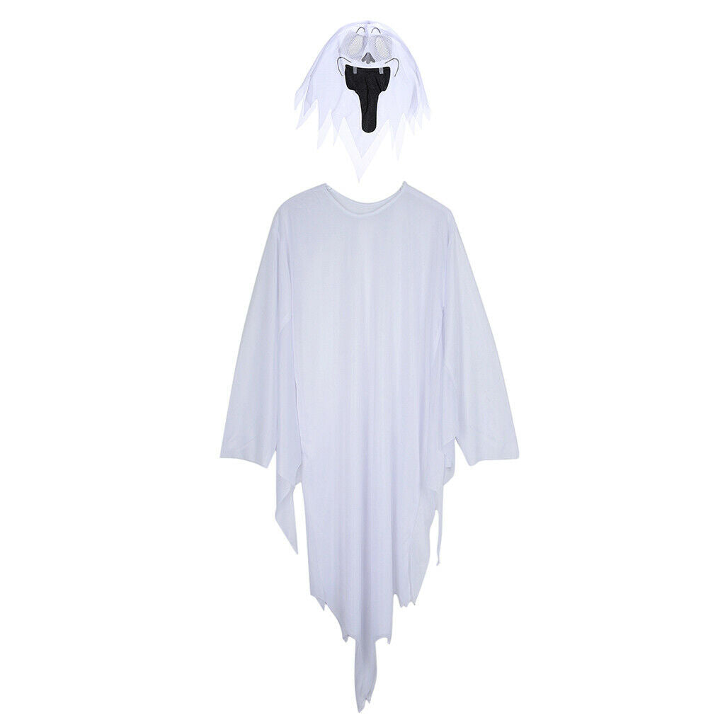Kids Ghost Costume Scary Halloween Costumes for Boys 80CM