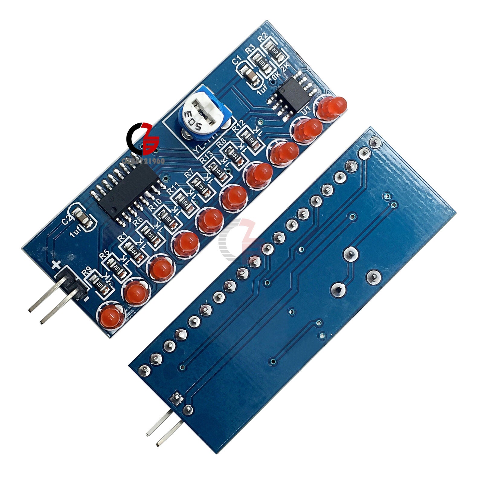 2PCS LED Chaser Flowing Water Light NE555 Module + CD4017 Circuit Driver Cycle