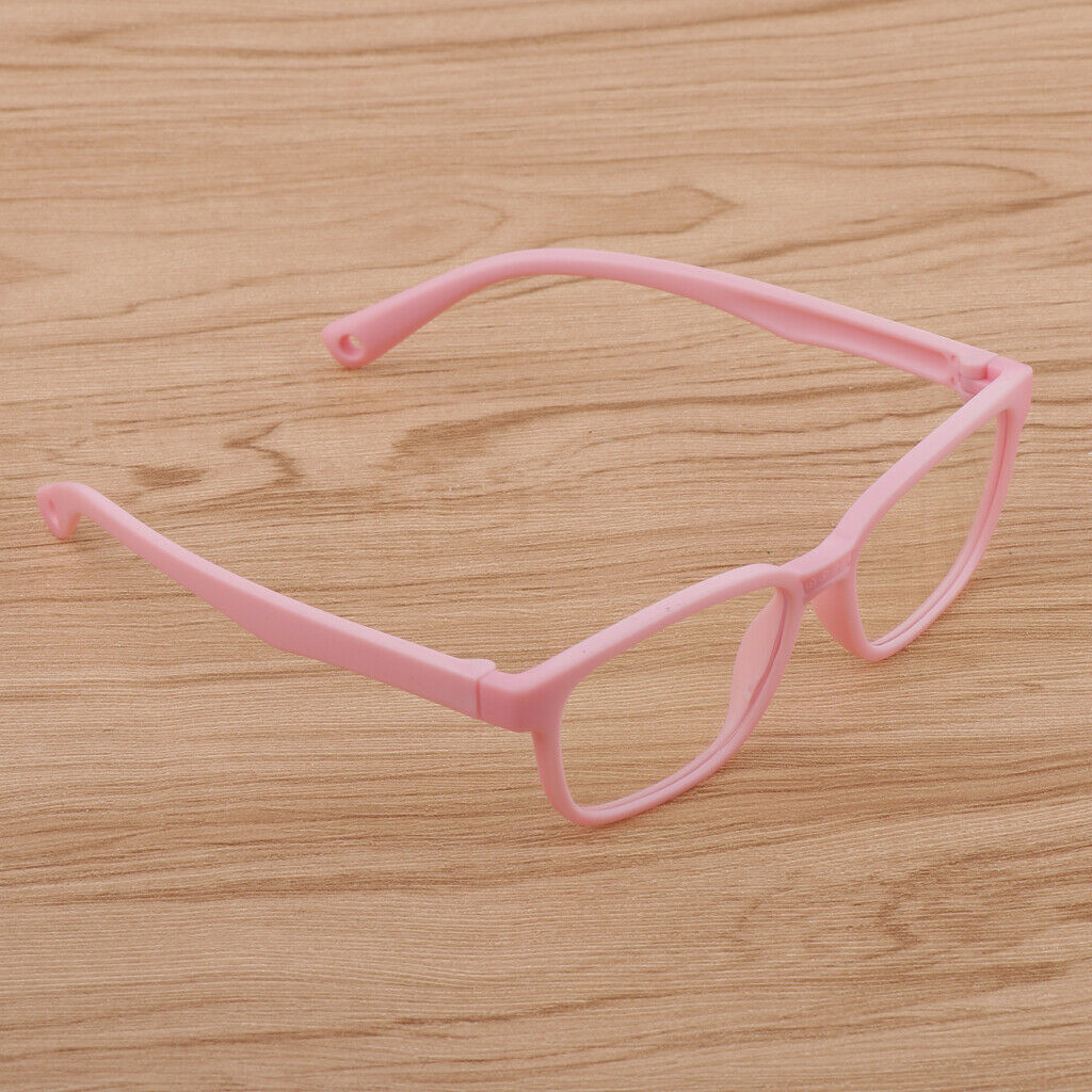 2PCS New Kids' Eyeglasses Anti Eyestrain Filter Soft Silicone Frame Glasses