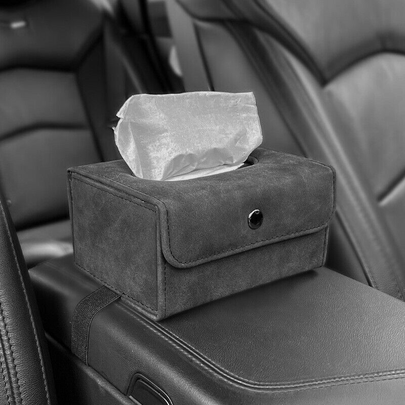 1 Pcs Car Tissue Holder Napkin Box Case for Car Sun Visor & Seat Back Armrest