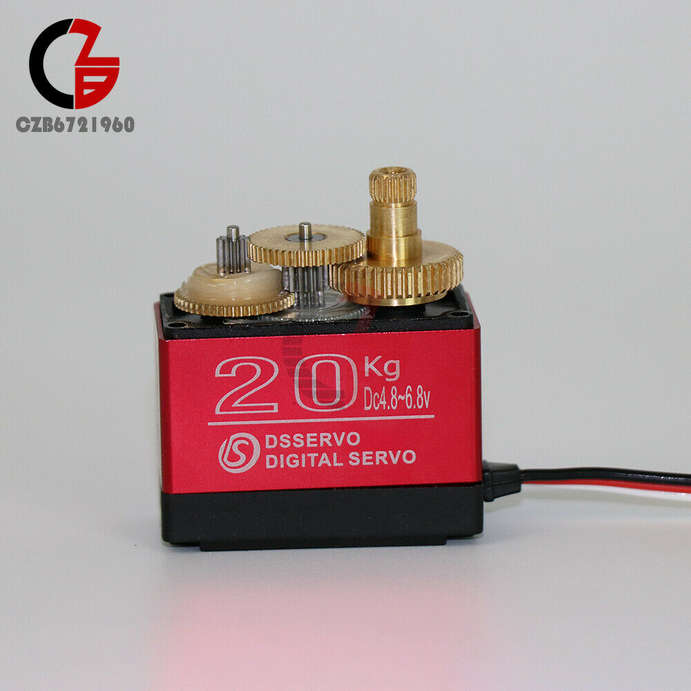 Waterproof 270 Degree 20kg High Torque Metal Gear Digital RC Servo Motor