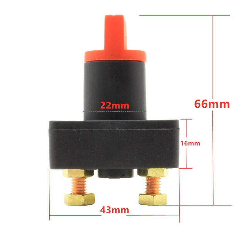 Battery Switch Car Van Truck Boat Power Disconnect On Off Rotary Isolator 300A