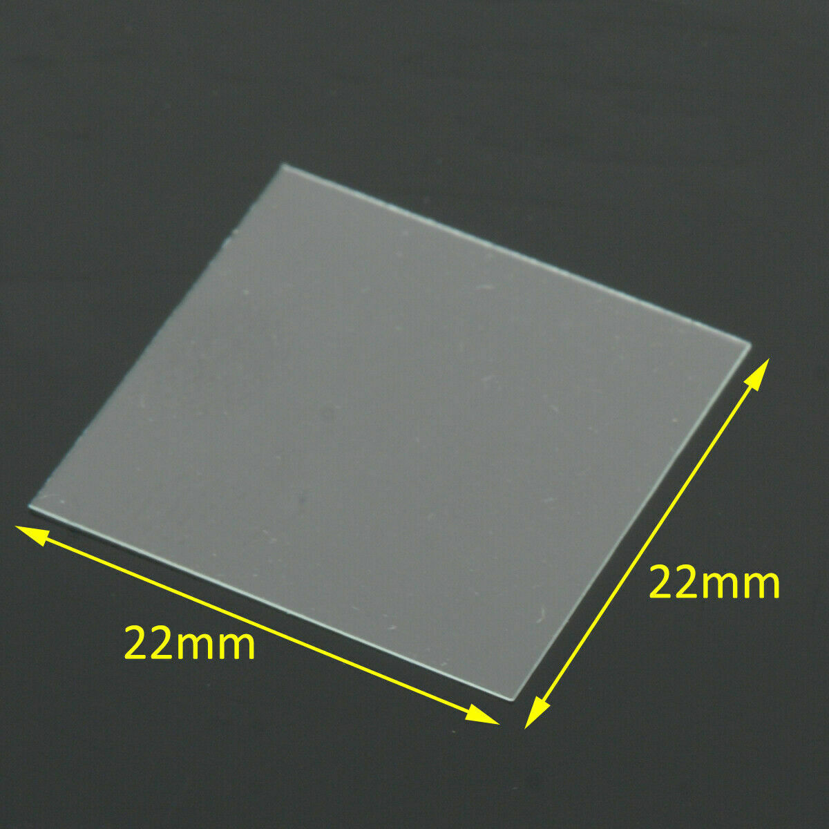100pcs Square Microscope Cover Glass Set Blank Coverslip Slides Lab Kit 22*22mm