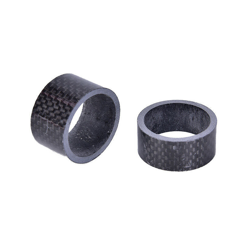 4PCS Full Carbon Fiber Bicycle Spacer Cycling Washer Bike Bicycle Stem Spac BDD
