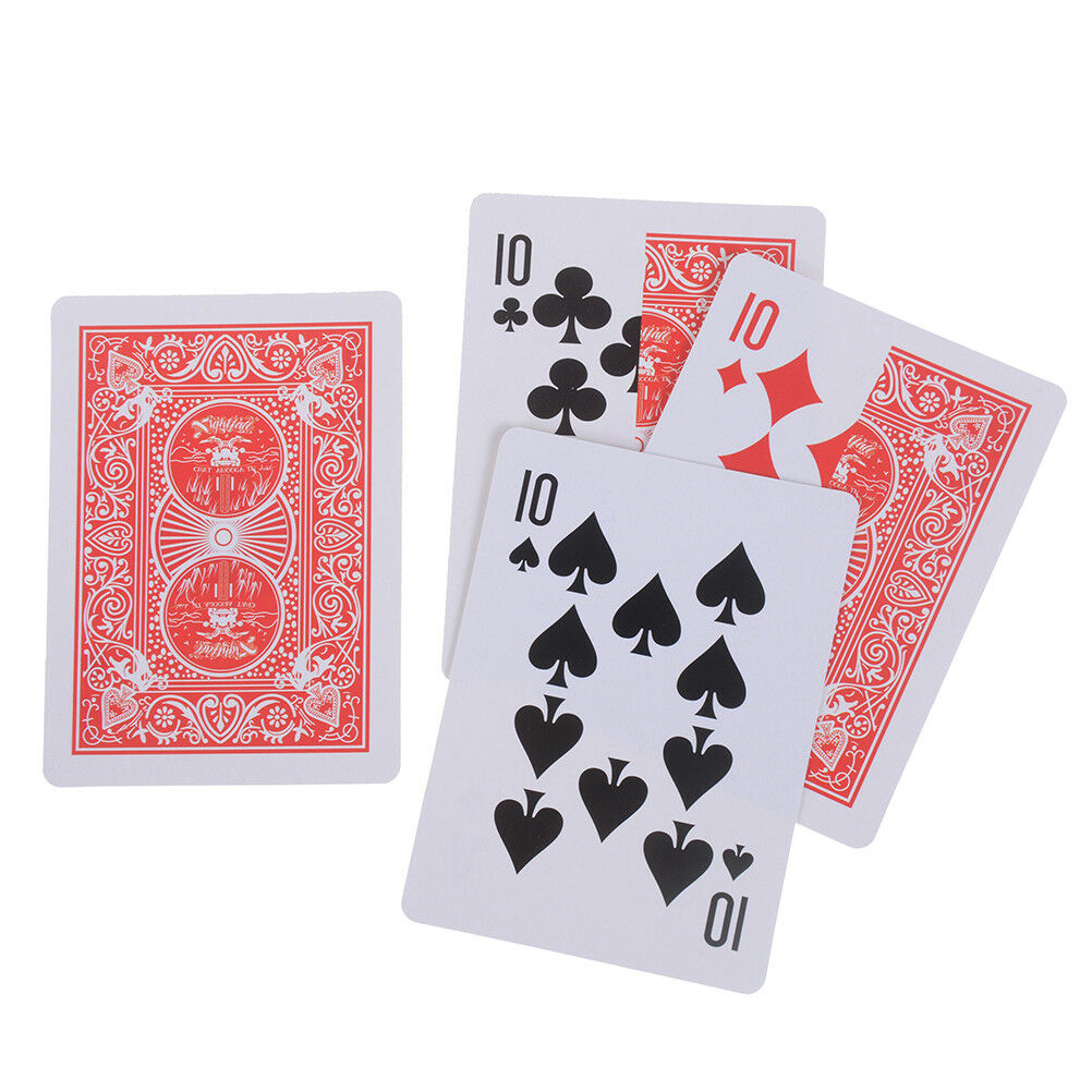 4 Cards Transformer magic tricks 10 to A card magic props 10 change magic.l8