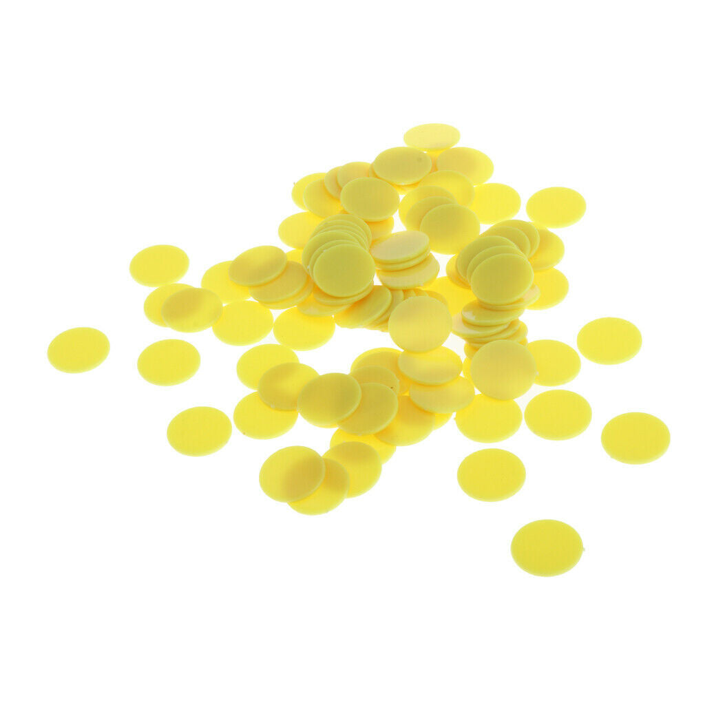 100pcs/pack ABS Plastic Poker Chips Casino