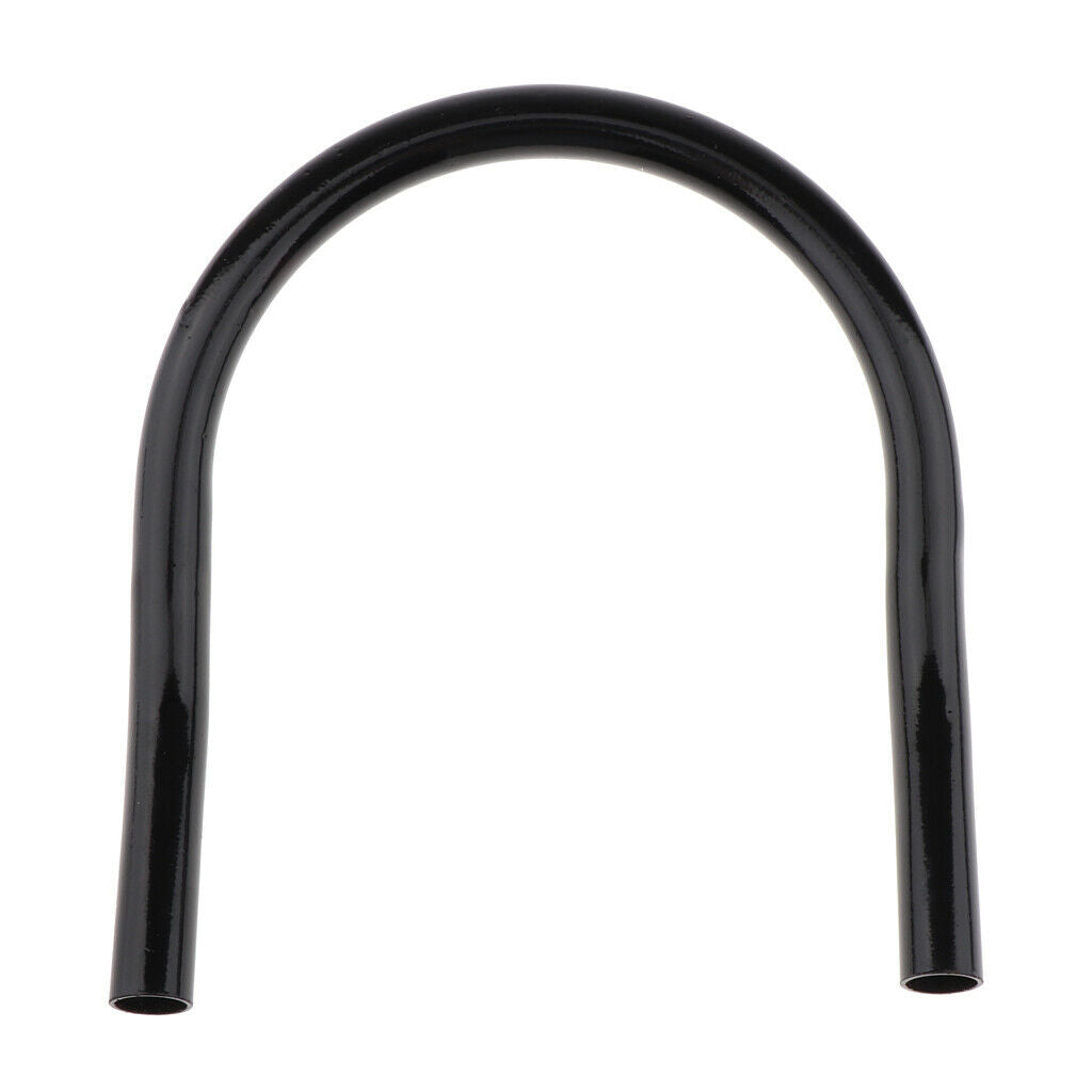 Upswept Cafe Racer Seat Frame Hoop Loop Metal 210mm for Motorcycle Black