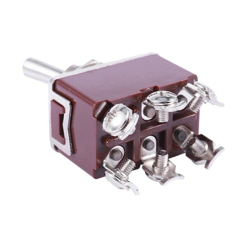 AC 250V 15A 6 Pin DPDT On/Off/On 3 Position Mini Toggle Switch S4W3W3