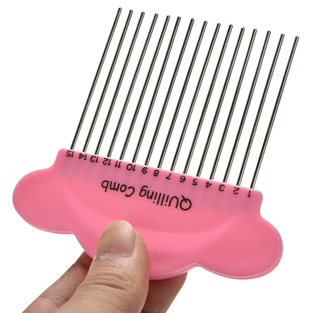 DIY Cloud Paper Quilling Comb Plastic Holder Origam Carding Art Craft Too.l8