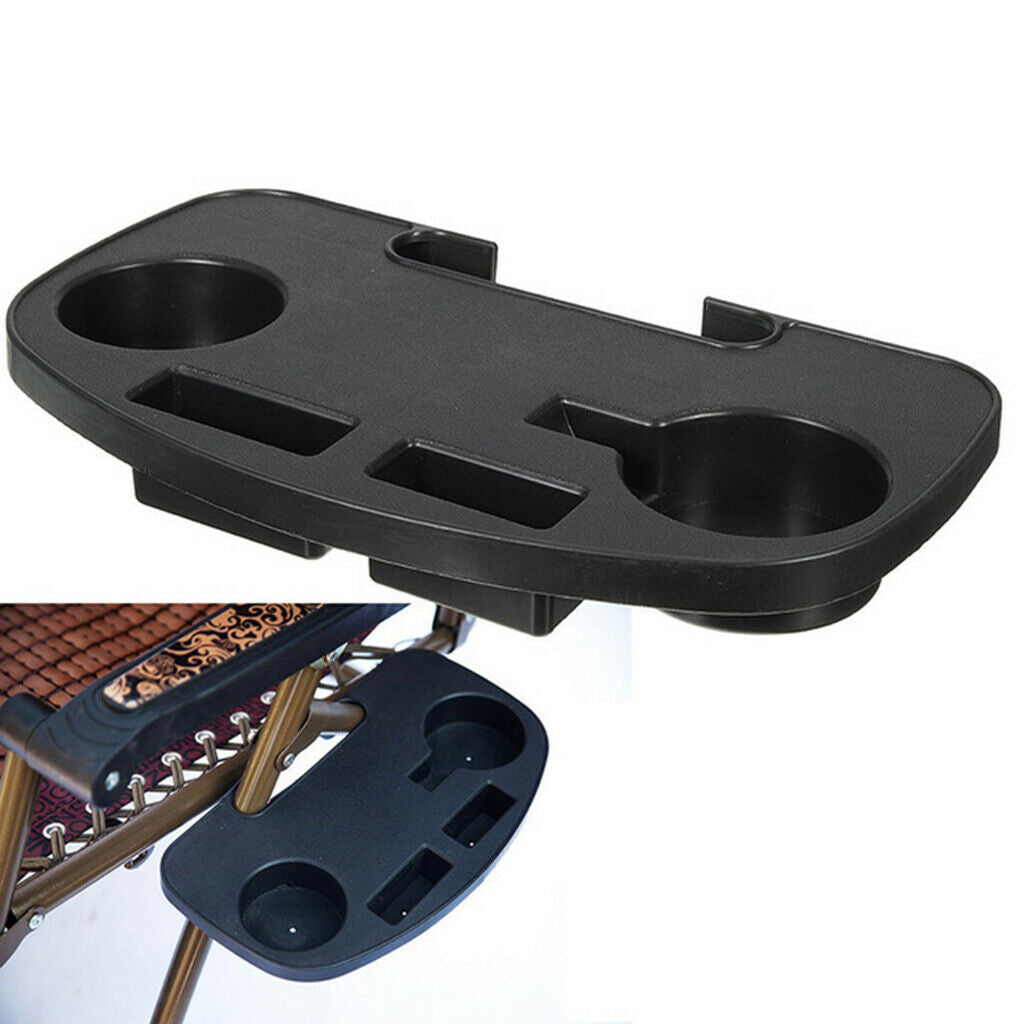 Leisure Chair  Table Cup Holder Beverage Snack Tray Camping 2#