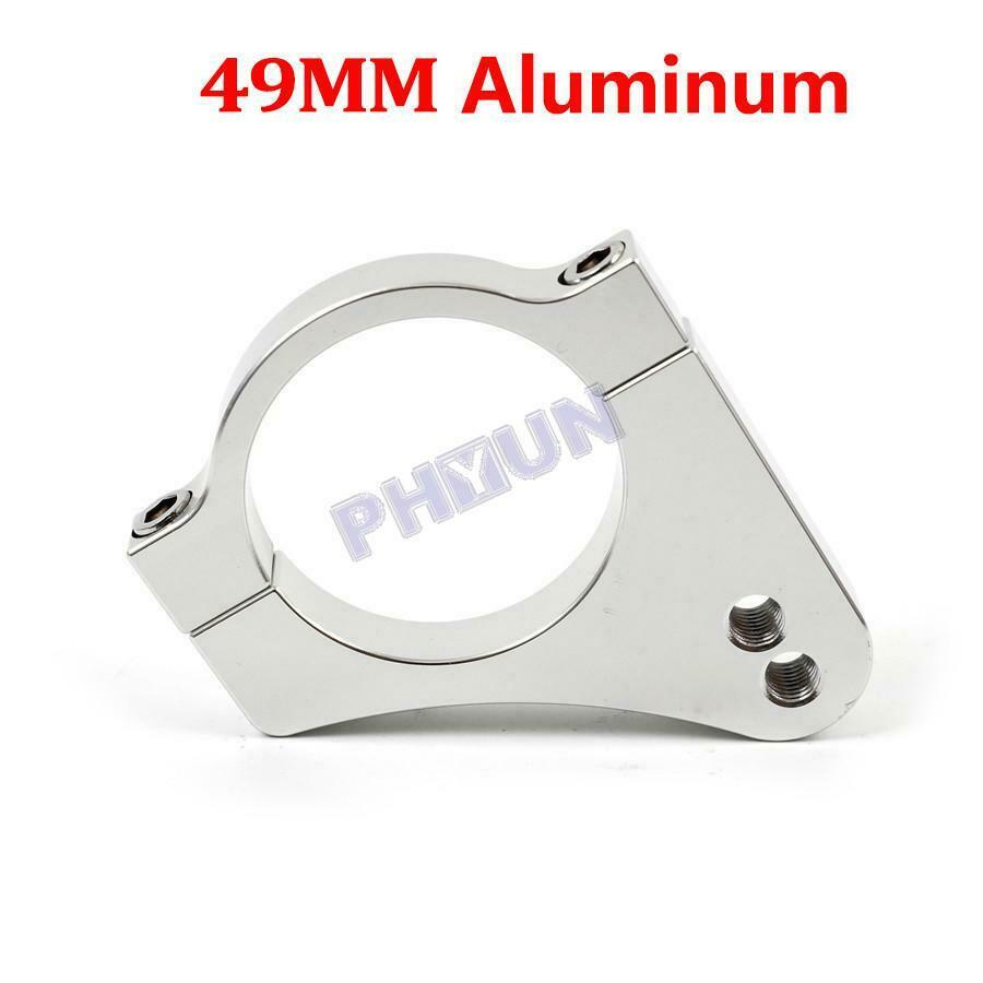 49mm CNC Motorcycle Steering Damper Fork Frame Mounting Clamp Bracket Universal