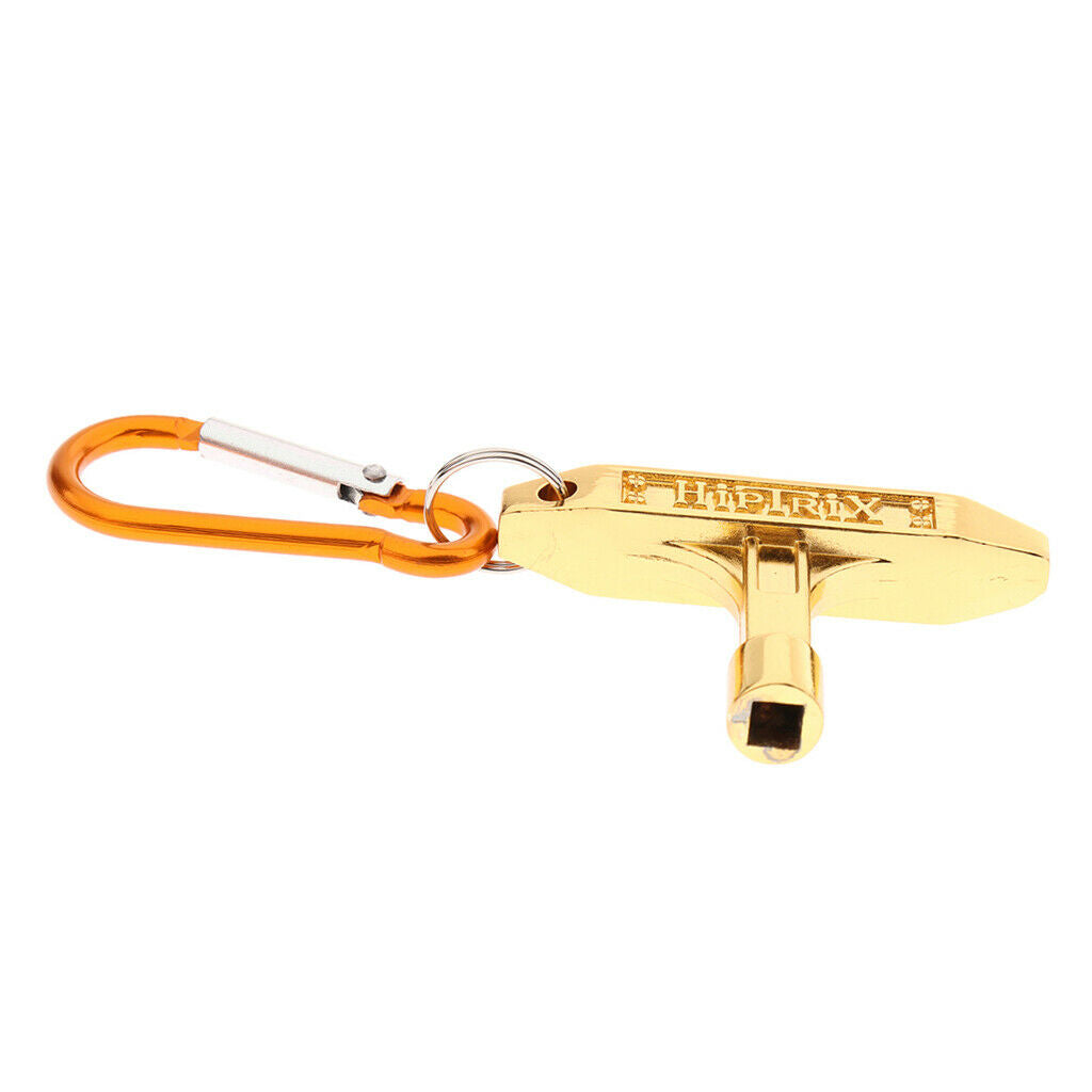 1x Standard Drum Key with Keyring for Drum Percussion Instrument Parts