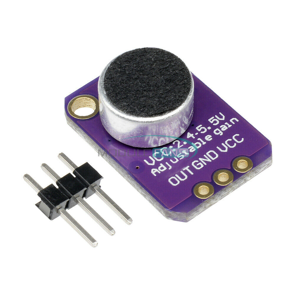 2PCS Microphone Amplifier Module MAX4466 w/ Adjustable Gain For Arduino