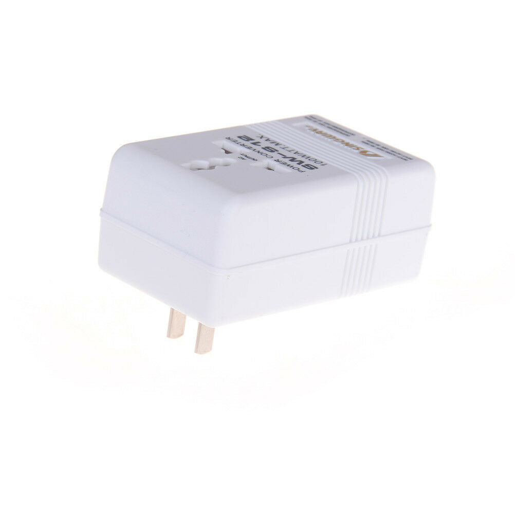 110v to 220v Step Up/down Voltage Converter 100w Watt Transformer Travel SoY1