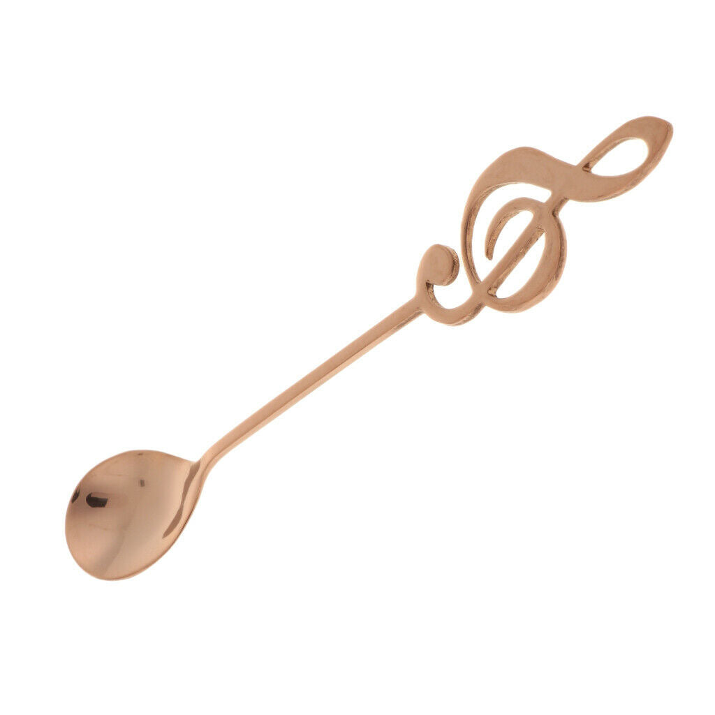 Stainless Steel Coffee Spoon Cocktail Stirring Spoons Multicolor PinkGold
