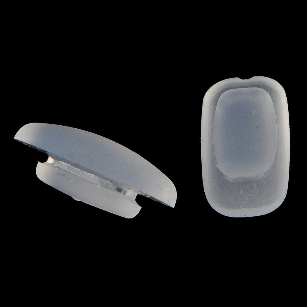 5 Pairs silicone eyeglass sunglasses glasses nose pads soft rectangle visionDEAU