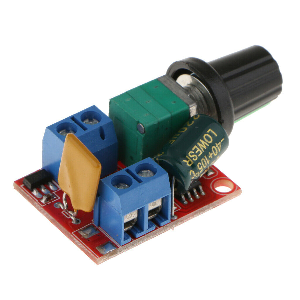 3V-35V, DC Motor Driver PWM Speed Control Switch Adjustable LED Dimmer 5A