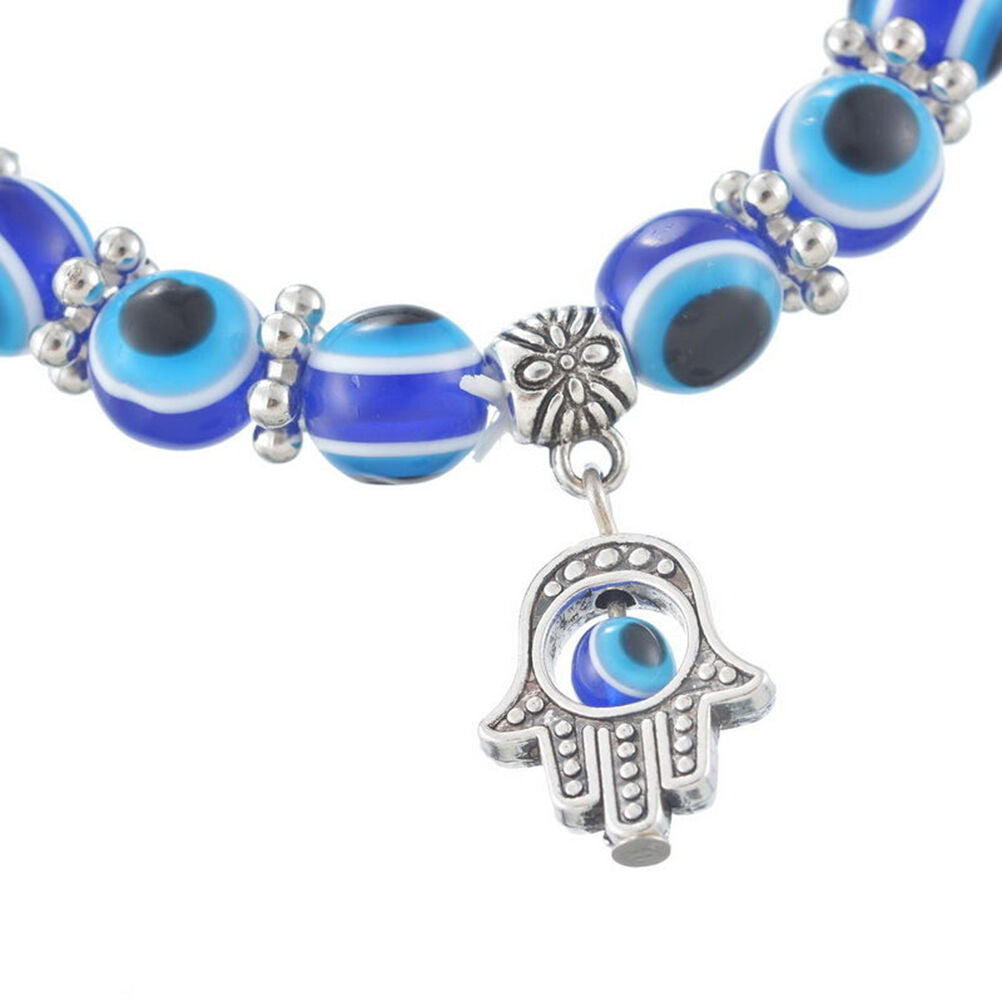 Charm Evil Eye Bead Protection Pretty Bracelet Jewelry Hamsa Hand Bracelet.l8