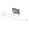 Paper Towel Holder Stainless Steel Self Adhesive Waterproof Rustproof No