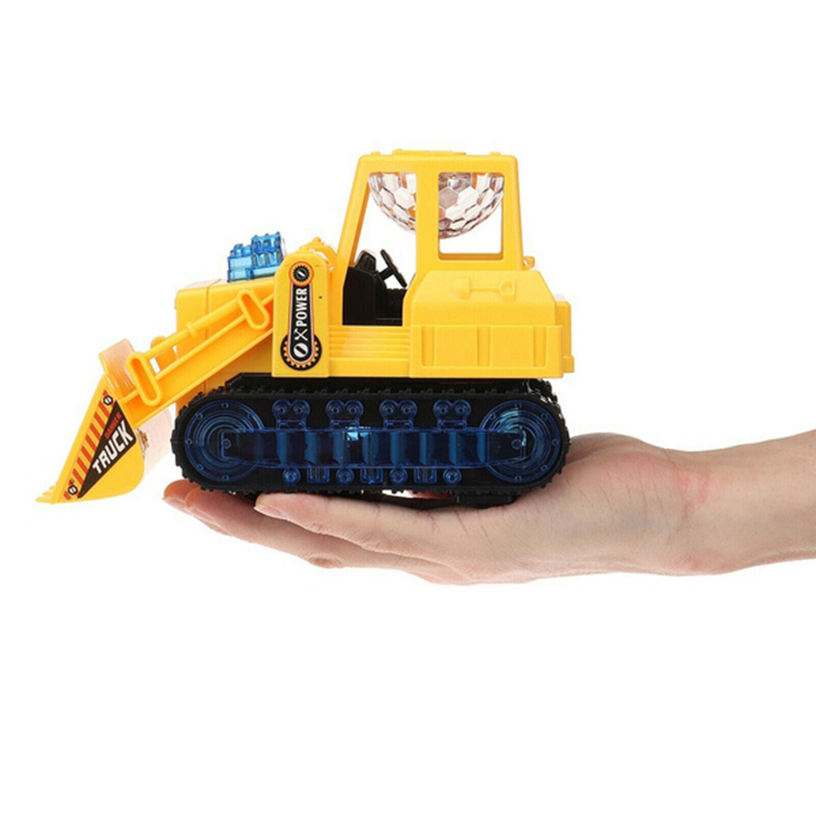 LED Musical Electric Construction Vehicle Bulldozer Truck For Children Aged 3+