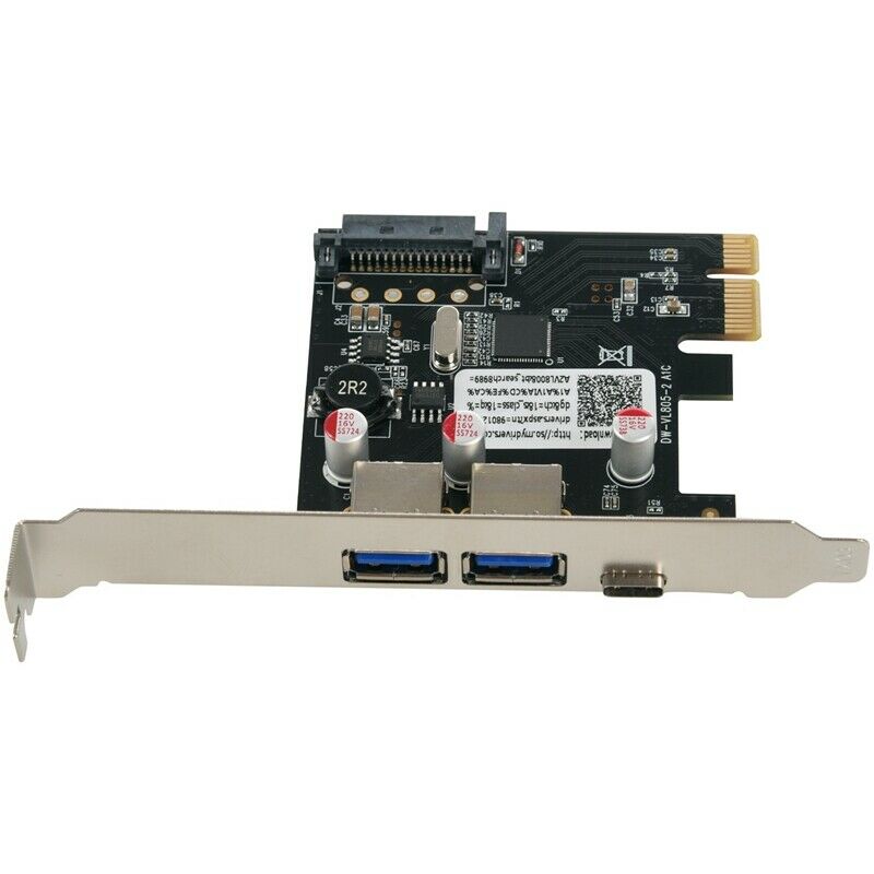 Usb 3.1 Type C Pcie Expansion Card Pci-E To 1 Type C And 2 Type A 3.0 Usb AdapI2