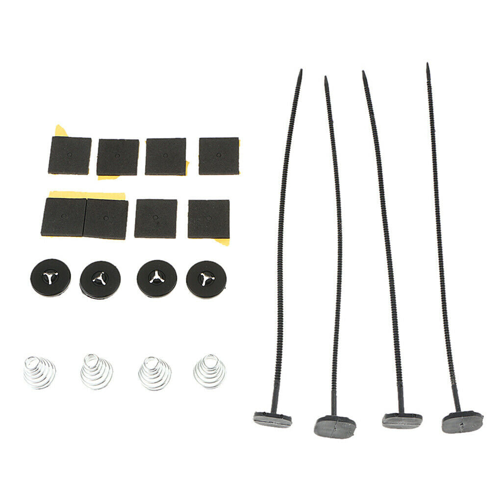 3 Set Plastic Universal Electric Cooling Fan Straps Brackets Mounting Kit