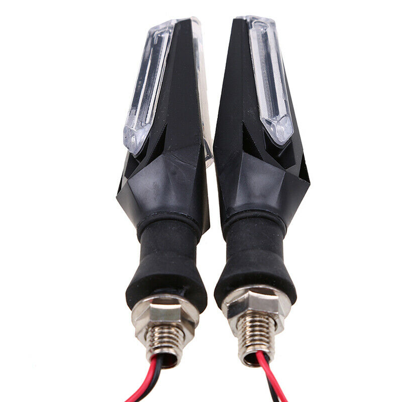 LED Turn Signal Indicator Light 10mm Mounting Bolt Lamp Motorcycle Universal Fit
