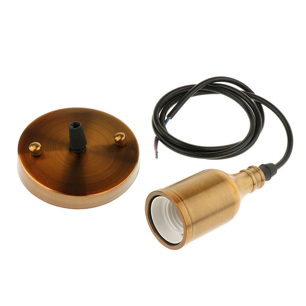 E27 Aluminum Light Holder Lamp Head with Line Suction Tray Socket 06