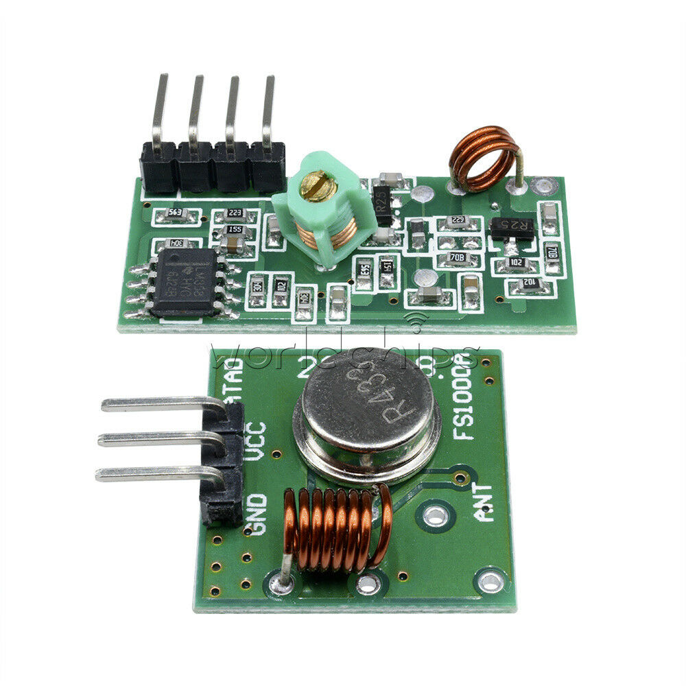 2PCS 433Mhz RF transmitter and receiver kit Module for Raspberry Arduino ARM MCU