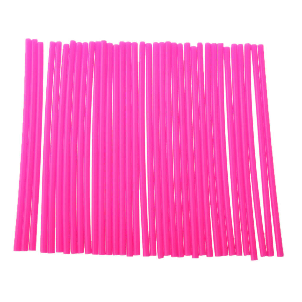 72 Pcs Motocross Dirt Bike Enduro Wheel Rim Spoke Wraps Skins Covers