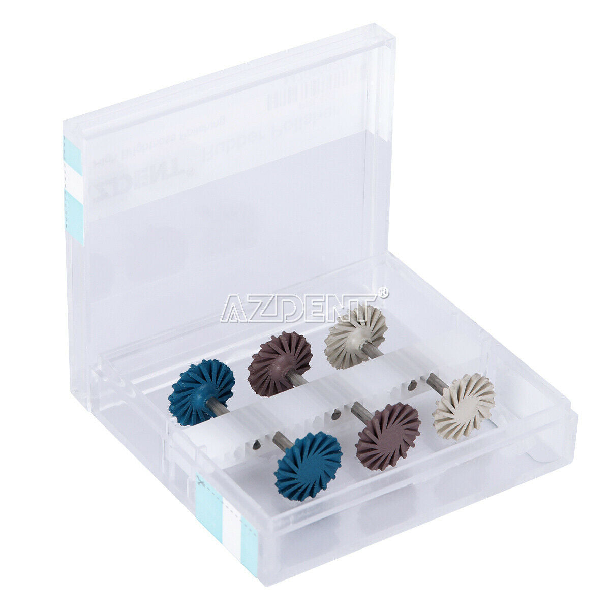 50Kits AZDENT Dental Composite Polishing Polisher Diamond System RA 14mm Wheel