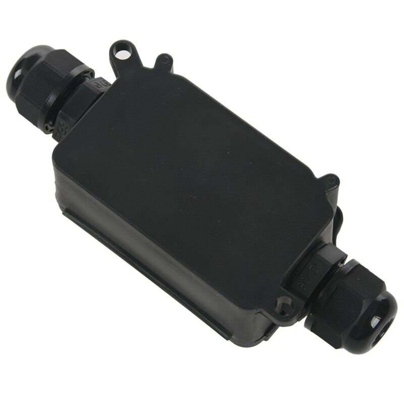 IP66 Waterproof Outdoor 2 Cable PG9 Black Plastic Connector Gland Electrical JX2