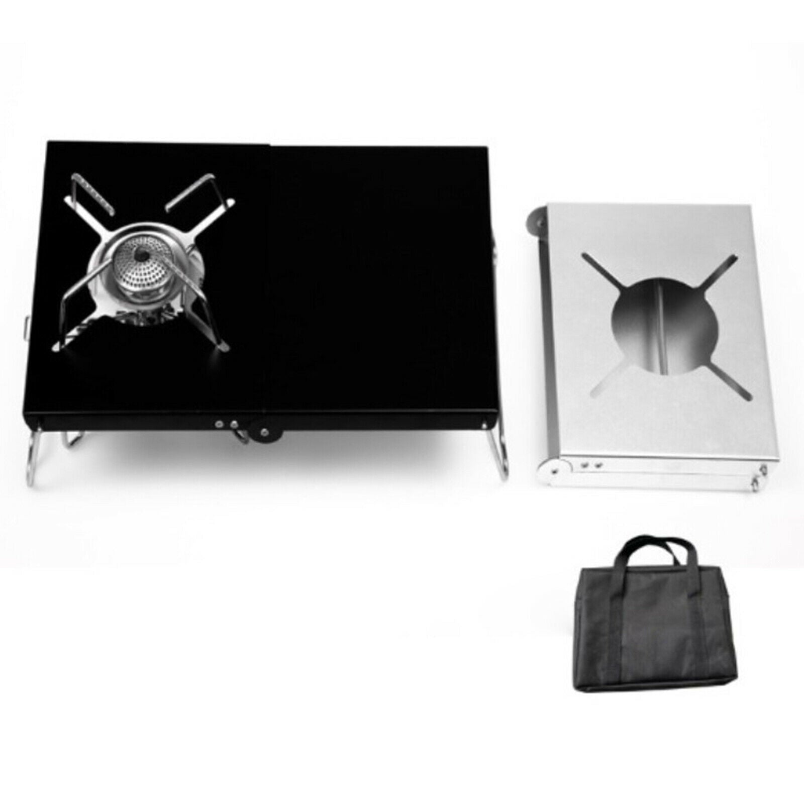 Folding Stove Table Camping Split Gas Stove Stand Holder BBQ Desk Hiking