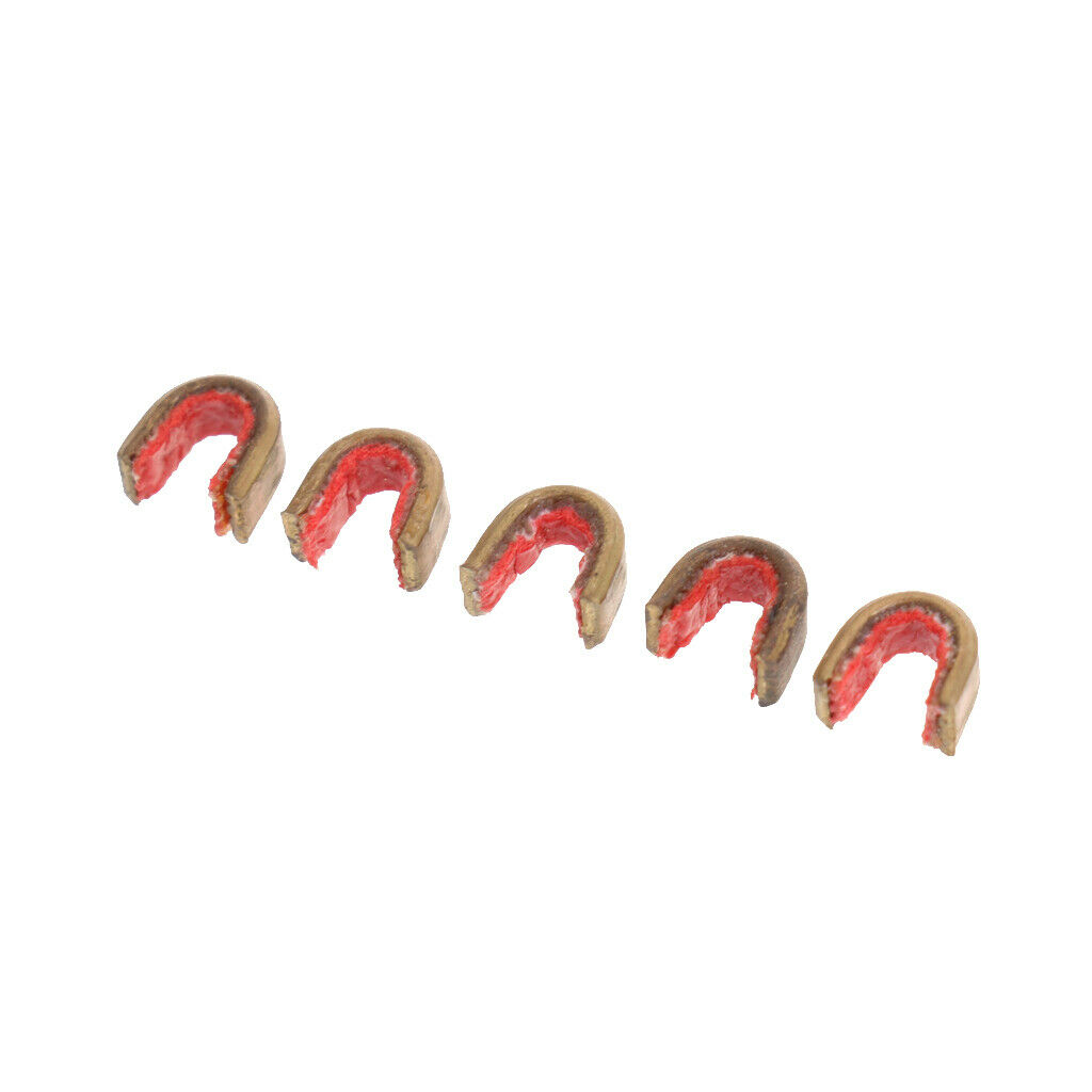 5pcs Archery Bow String Nocking Points Strings Nock Set Brass Buckle Clip for