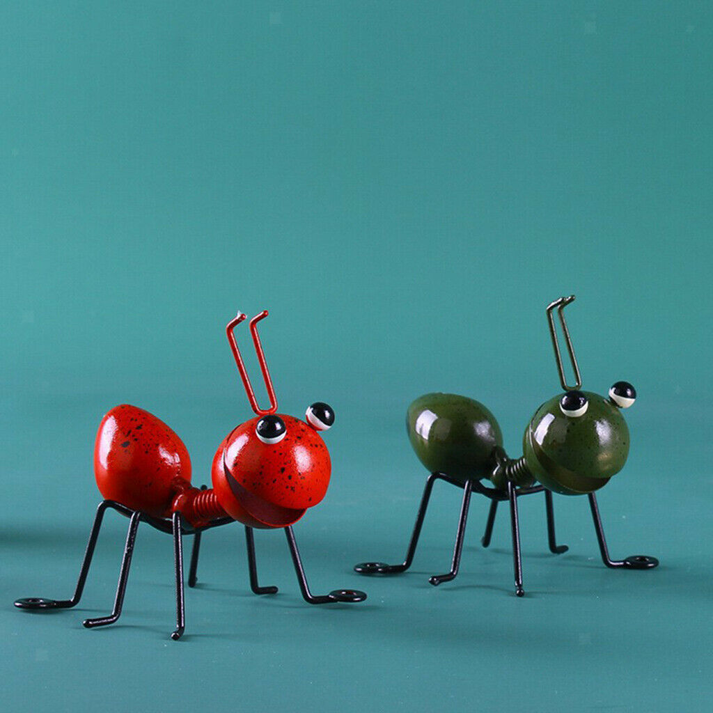 4PCS Ant Wall Decor Yard Fence Patio Hanging Ornaments Kid's Room Sculptures