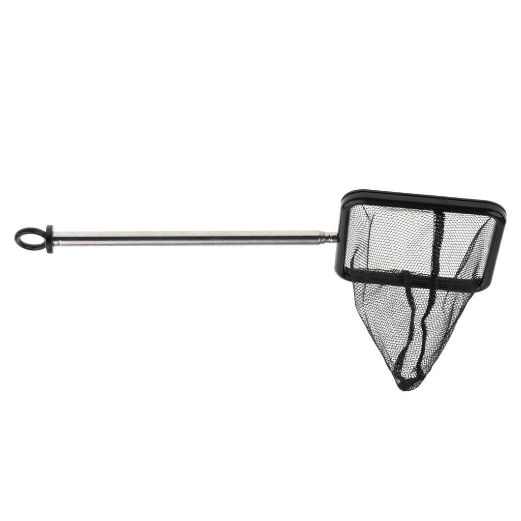Aquarium Pond Fish Net, Set of 3 Professional Stainless Steel Telescopic Handle