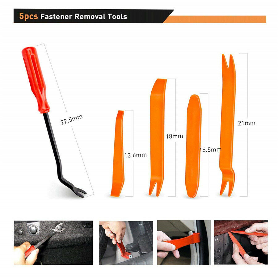 30x SUV Car Upholstery Clip Plier Screwdriver Fastener Remover Repair Tool Set