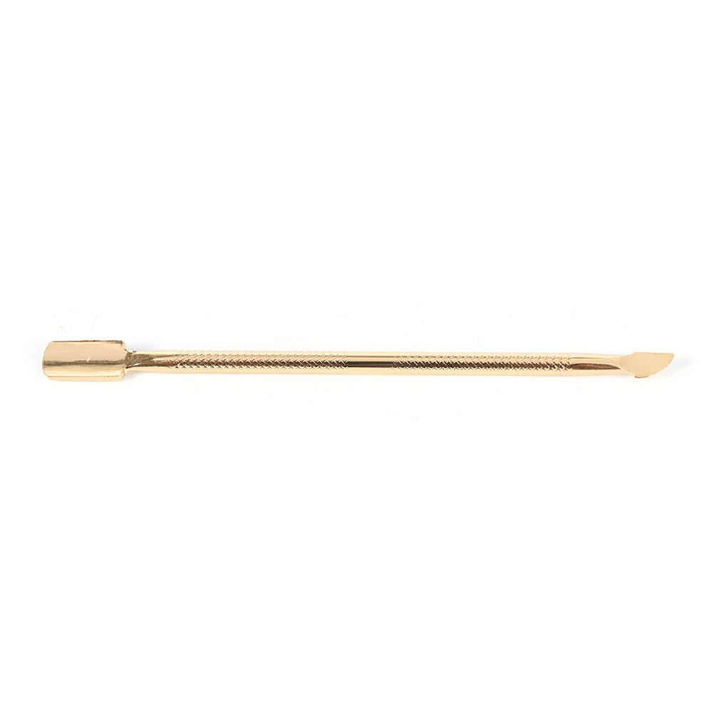 Dual-ended Nail Cuticle Pusher Remover Stainless Steel Manicure Nail Art Tool DF