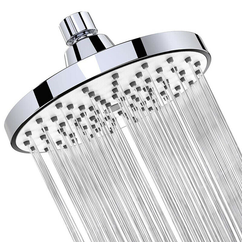 Shower Head 6 Inch Anti-Leak Anti-Clog Fixed Rain Showerhead Rainfall Spray ReA2