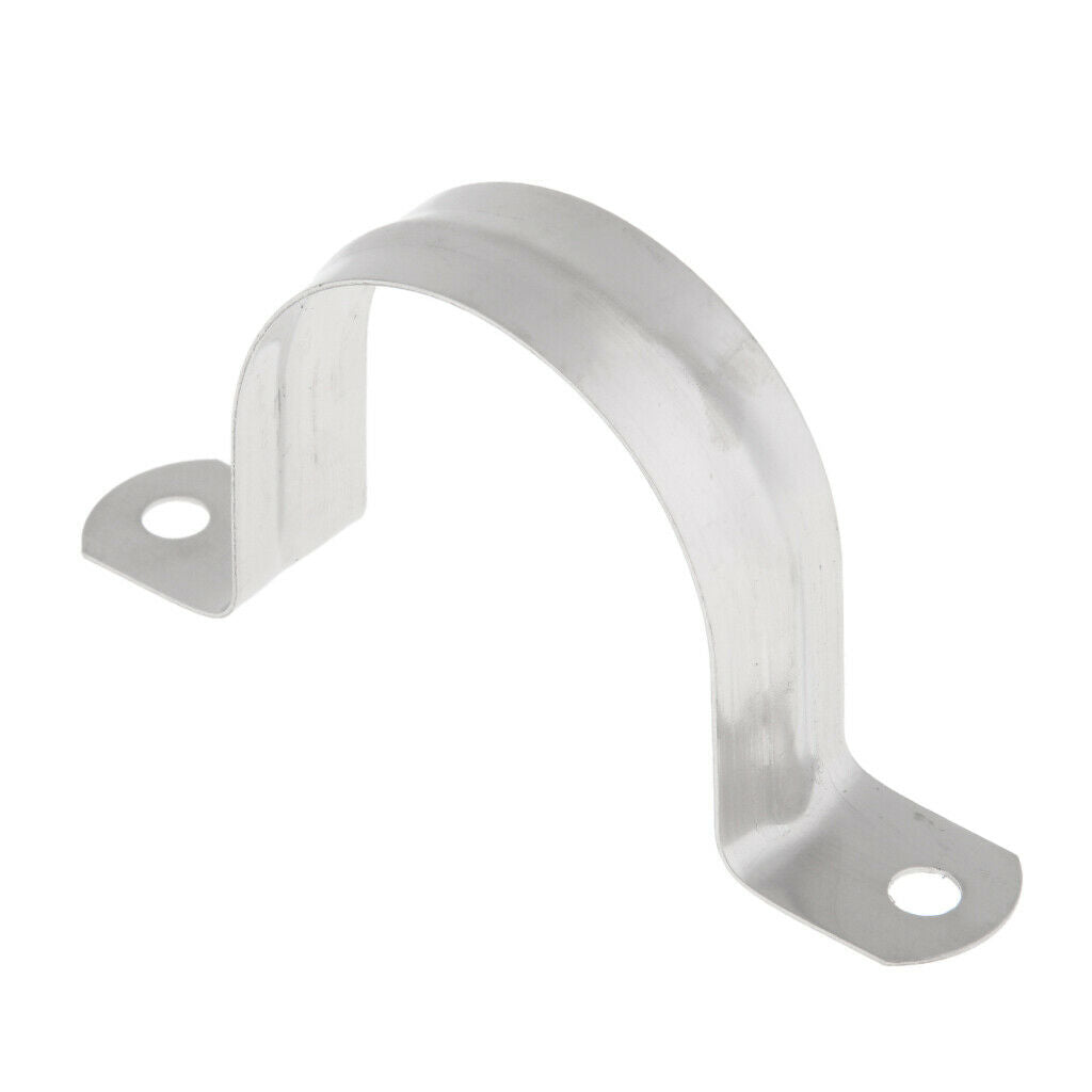 2 pieces Stainless Steel Saddle Clip Clamp Stormwater Pipe Downpipe 50+120mm