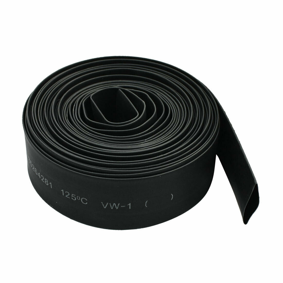 Black Heat Shrink Tubing 15mm Diameter x 5m  2:1 Ratio Sleeve Wire Wrap (15mm)