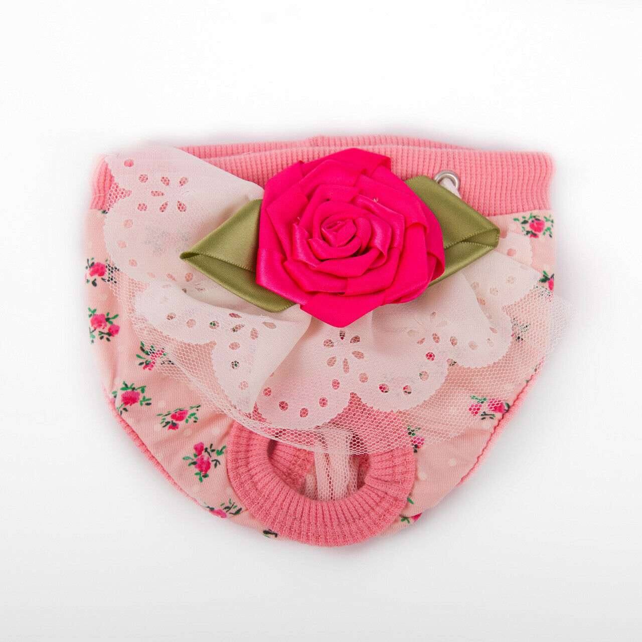 Pet Dog Puppy Female Sanitary Clothes Physiological Shorts Diaper Pink M