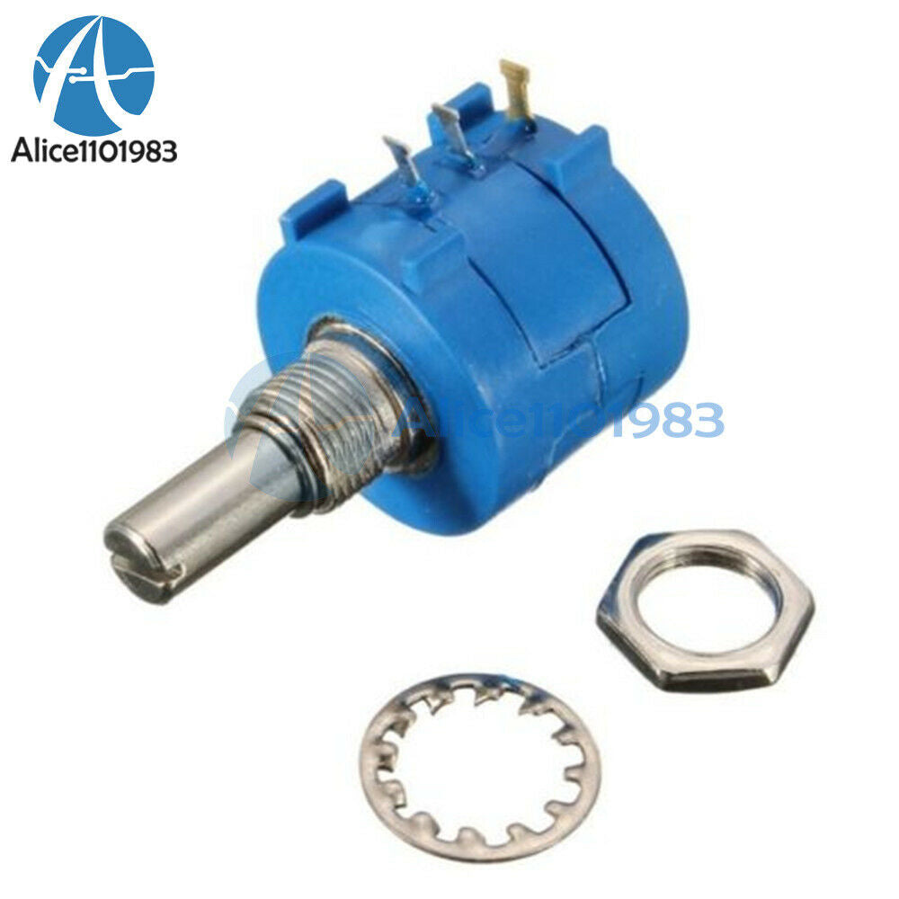 5PCS 3590S-2-202L 2K Ohm Rotary Wirewound Precision Potentiometer Pot 10 Turn