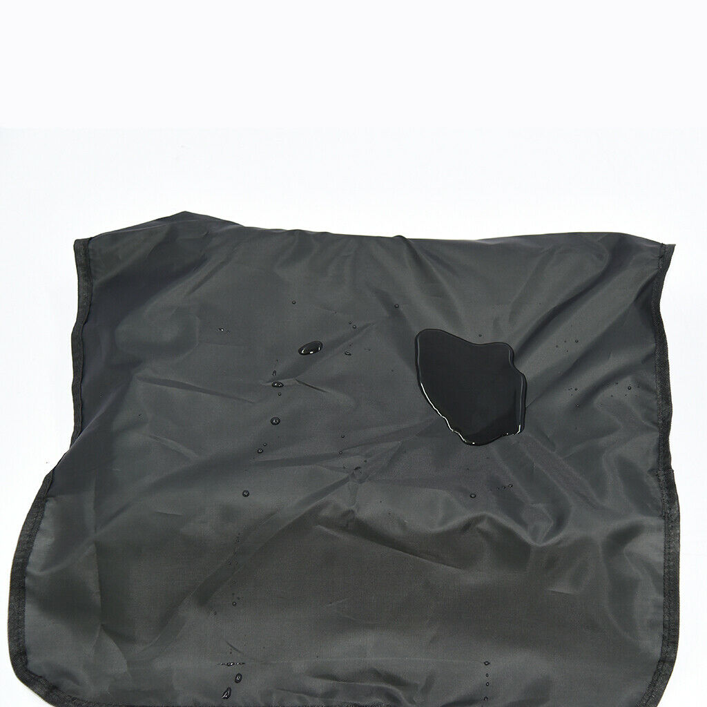 1×Chair Back Cover For Back of Chair In Hairdressing Hair Salons 48 x 43cm Black