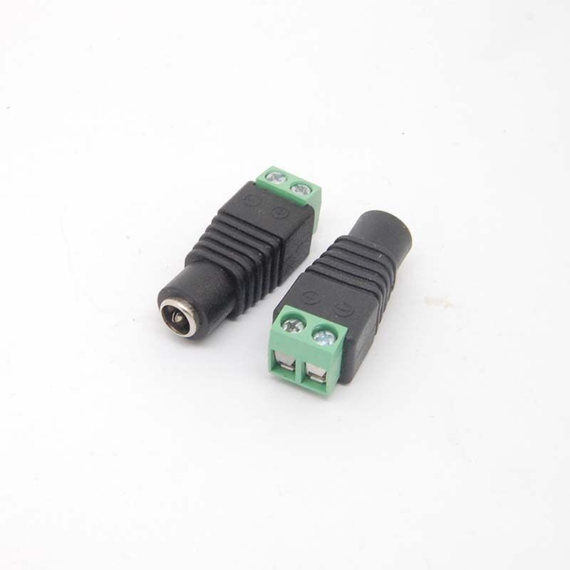 10x 2.1mm x 5.5mm DC Power DIY Plug Adaptor feMale Connector 12v TV in Caravan