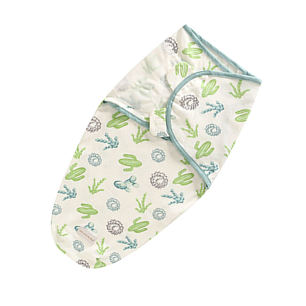 Swaddle baby romper quilt soft cotton blanket for 0-3 months cactus
